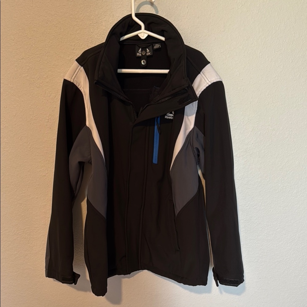 Reebok Kids Jacket - Black, Gray, and White